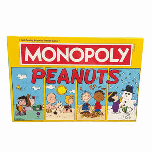 Monopoly: Peanuts Edition Board Game NEW in Package (Flawed Box) READ